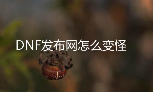 DNF发布网怎么变怪