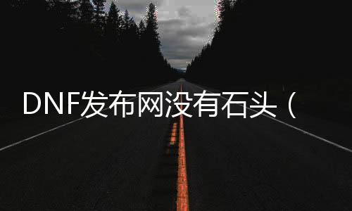 DNF发布网没有石头（dnf石头不够用）