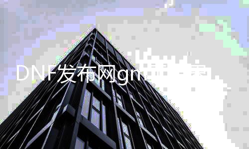 DNF发布网gm工具界面（DNF发布网gm工具最新版）